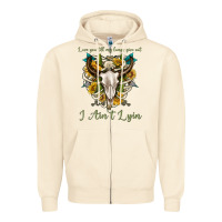 Sandshell love you till my lungs give out i aint lying Zipper Hoodie - texasbilliewilder