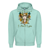 Seafoam love you till my lungs give out i aint lying Zipper Hoodie - texasbilliewilder