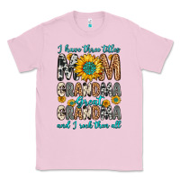 Bubblegum Pink i have three tittles mom grandma great grandma Classic Tee - Zillion Design Studio