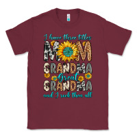 Burgundy i have three tittles mom grandma great grandma Classic Tee - Zillion Design Studio