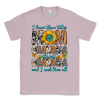 Lilac i have three tittles mom grandma great grandma Classic Tee - Zillion Design Studio