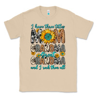 Mushroom i have three tittles mom grandma great grandma Classic Tee - Zillion Design Studio