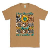 Toasted Coconut i have three tittles mom grandma great grandma Classic Tee - Zillion Design Studio