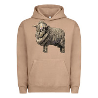 Pigment Burro merino wool sheep Urban Hoodie - LillyAllenDesigns