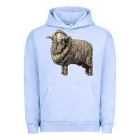 Pigment Grape Ice merino wool sheep Urban Hoodie - LillyAllenDesigns