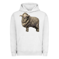 Pigment Lunar Rock merino wool sheep Urban Hoodie - LillyAllenDesigns