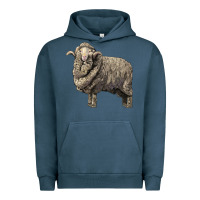 Pigment Midnight Navy merino wool sheep Urban Hoodie - LillyAllenDesigns