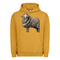 Pigment Peanut Butter merino wool sheep Urban Hoodie - LillyAllenDesigns
