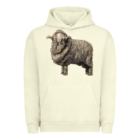 Pigment Pistachio merino wool sheep Urban Hoodie - LillyAllenDesigns