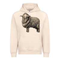 Sandshell merino wool sheep Urban Hoodie - LillyAllenDesigns