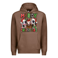 Chestnut merry christmas heifers Premium Hoodie - Jasminsmagicworld
