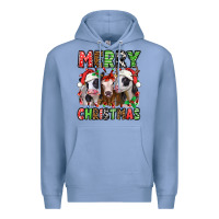 Colony Blue merry christmas heifers Premium Hoodie - Jasminsmagicworld