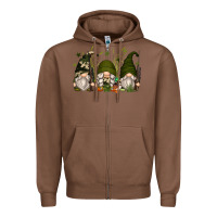 Chestnut hunter gnomes Zipper Hoodie - Zillion Design Studio