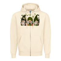 Sandshell hunter gnomes Zipper Hoodie - Zillion Design Studio