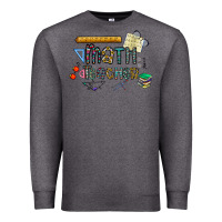 Charcoal Heather math teacher Premium Sweatshirt - CowhideDigitalArt