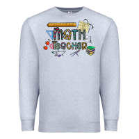 Heather Grey math teacher Premium Sweatshirt - CowhideDigitalArt