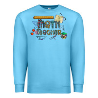 Ocean Blue math teacher Premium Sweatshirt - CowhideDigitalArt