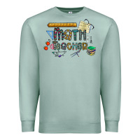 Seafoam math teacher Premium Sweatshirt - CowhideDigitalArt