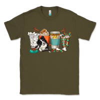 Army Green alaskan border collie dog coffee cups Classic Tee - texasbilliewilder