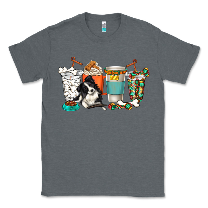 Alaskan Border Collie Dog Coffee Cups Classic Tee by texasbilliewilder | Teevron