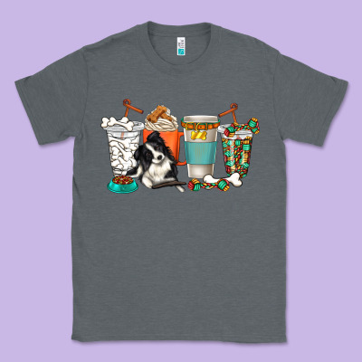 Classic Tee alaskan border collie dog coffee cups
