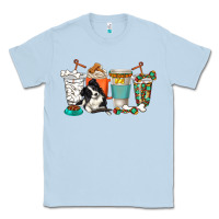 Dusty Blue alaskan border collie dog coffee cups Classic Tee - texasbilliewilder