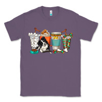 Lavender alaskan border collie dog coffee cups Classic Tee - texasbilliewilder
