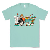 Seafoam alaskan border collie dog coffee cups Classic Tee - texasbilliewilder