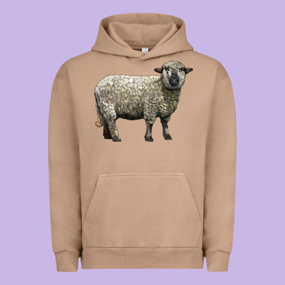 Hampshire Sheep Urban Hoodie Designed By Lillyallendesigns