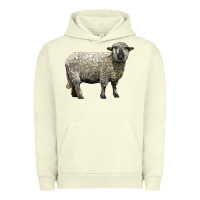 Pigment Pistachio hampshire sheep Urban Hoodie - LillyAllenDesigns