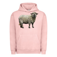 Pigment Salmon hampshire sheep Urban Hoodie - LillyAllenDesigns