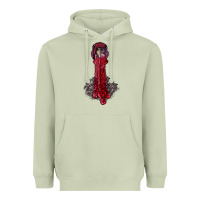 Matcha gobble head Heavyweight Hoodie - RanaPortraitStore