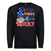 Black happy 4th of july gnome Premium Sweatshirt - HRA Design Shop