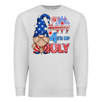 Dove Grey happy 4th of july gnome Premium Sweatshirt - HRA Design Shop