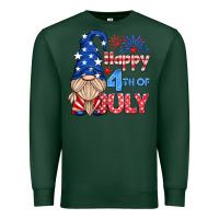 Sports Green happy 4th of july gnome Premium Sweatshirt - HRA Design Shop