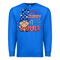 True Royal happy 4th of july gnome Premium Sweatshirt - HRA Design Shop