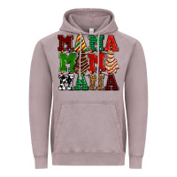 Vintage Zinc mama mama mama with christmas lights and christmas tree cakes Vintage Hoodie - AdoDesignShop
