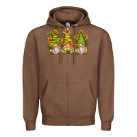 Chestnut sunflower gnomes Zipper Hoodie - Zillion Design Studio