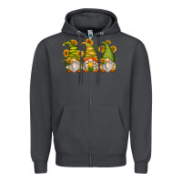 Smoke sunflower gnomes Zipper Hoodie - Zillion Design Studio