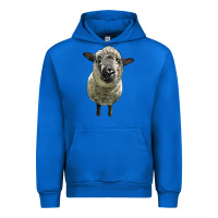 Cobalt hampshire sheep head Urban Hoodie - LillyAllenDesigns