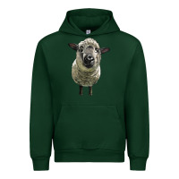 Forest Green hampshire sheep head Urban Hoodie - LillyAllenDesigns
