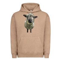 Pigment Burro hampshire sheep head Urban Hoodie - LillyAllenDesigns