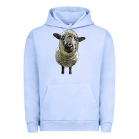 Pigment Grape Ice hampshire sheep head Urban Hoodie - LillyAllenDesigns