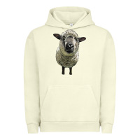 Pigment Pistachio hampshire sheep head Urban Hoodie - LillyAllenDesigns