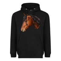 Black horse Heavyweight Hoodie - RanaPortraitStore