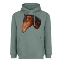 Sage horse Heavyweight Hoodie - RanaPortraitStore
