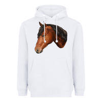 White horse Heavyweight Hoodie - RanaPortraitStore