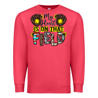 Cardinal my heart is on that field Premium Sweatshirt - CowhideDigitalArt