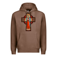 Chestnut lady of guadalupe leopard cross Premium Hoodie - BarkalooDesign