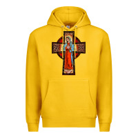 Lemon lady of guadalupe leopard cross Premium Hoodie - BarkalooDesign